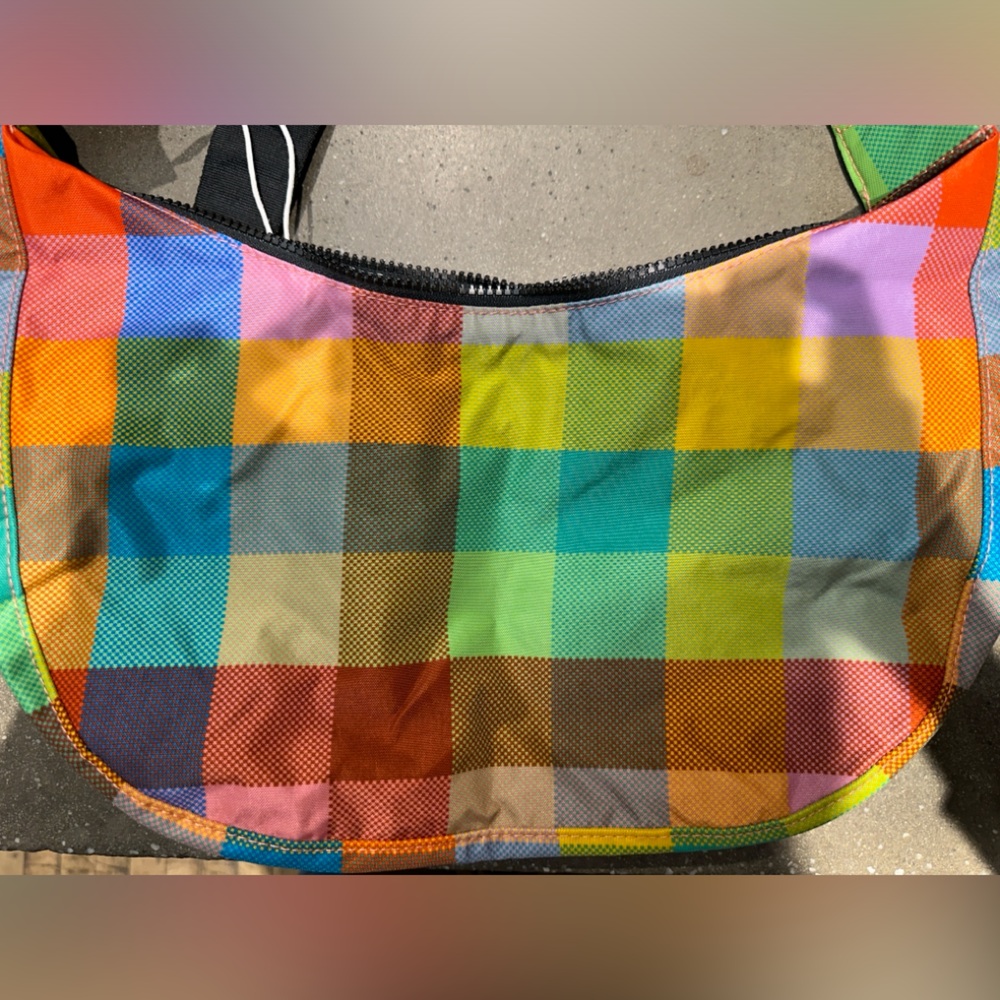 Baggu Crescent Bag in Madras